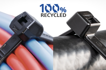 Cable ties made from recycled polyamide