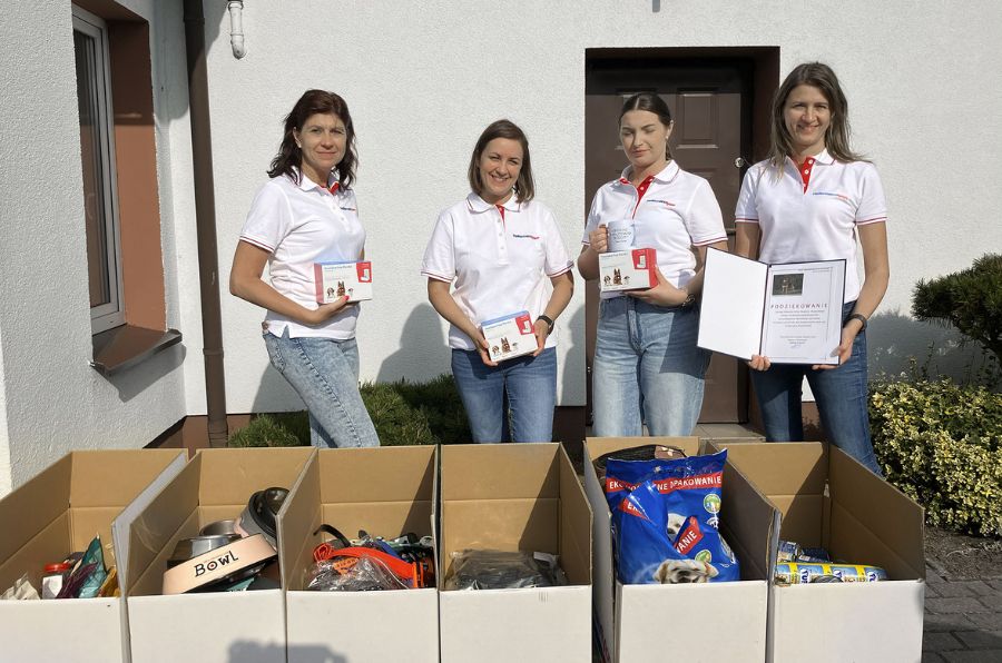 Donation for animals by HellermannTyton Poland