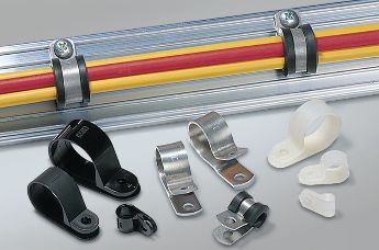 HellermannTyton wire clamps: for plugging, screwing and bonding