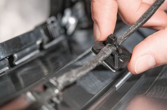 solid self-adhesive cable tie mounts