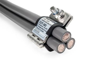 Trefoil cable cleats