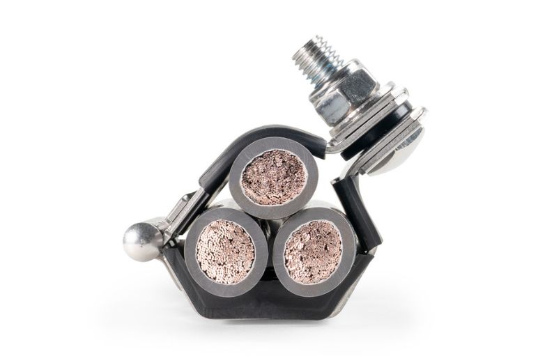 trefoil steel wire armoured cable cleat