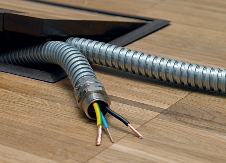 Metallic cable protection conduits Galvanised steel cable protection conduit SC