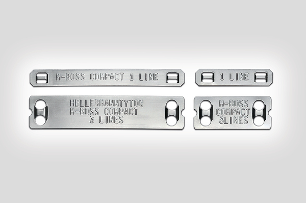 MBML metal cable markers for identification in harsh environments