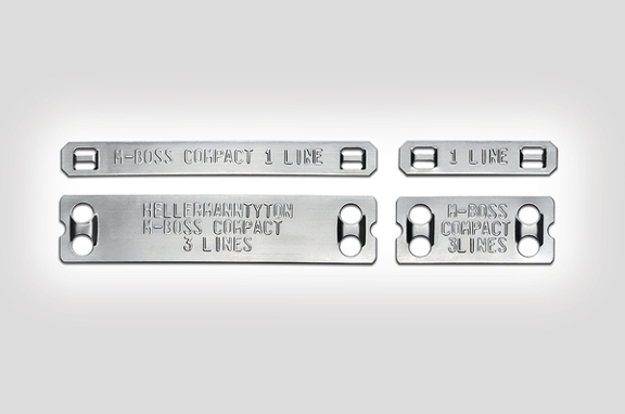 MBML metal cable markers for identification in harsh environments