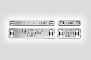 MBML metal cable markers for identification in harsh environments