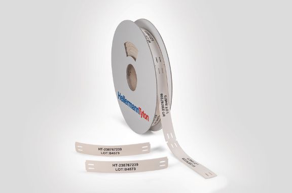 Cable tags, wire tags: continuous and ladder-style