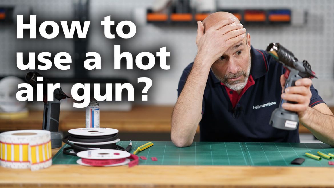 How to use the hot air gun CHG900?
