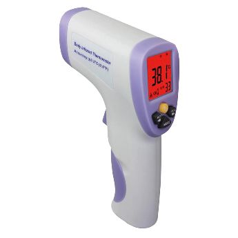Non-intrusive Infrared thermometer for body temperature measurement.