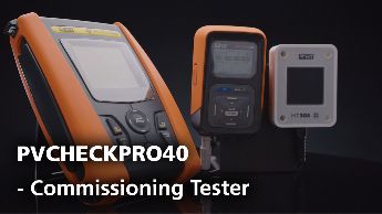 PVCHECKPRO40 - Commissioning tester for PV system up to 1500V/40A